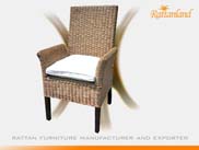 wicker dining set - vitto chair